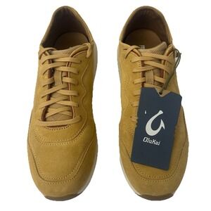 OluKai Men's Golden Sand Koheo Convertible Leather  Sneakers Size 10‎